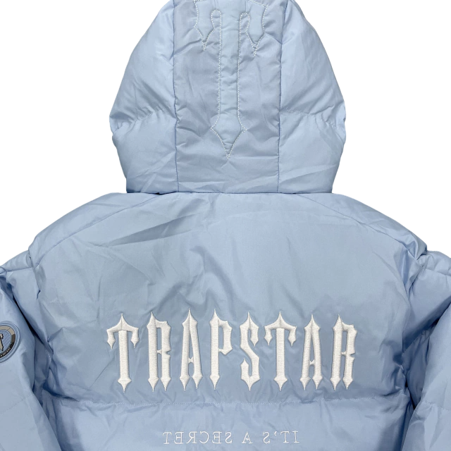 Jaqueta Puffer Trapstar Decoded Azul