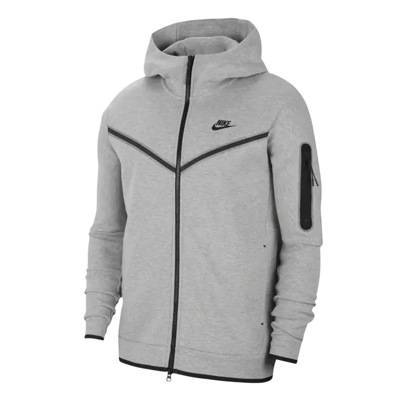 Jaqueta Nike Tech Fleece Cinza