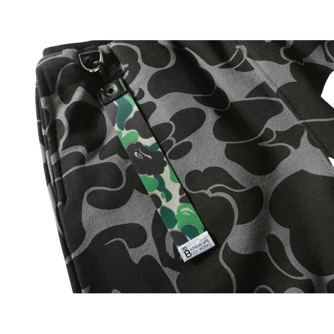 Bermuda Bape Bapesta Camuflada Cinza