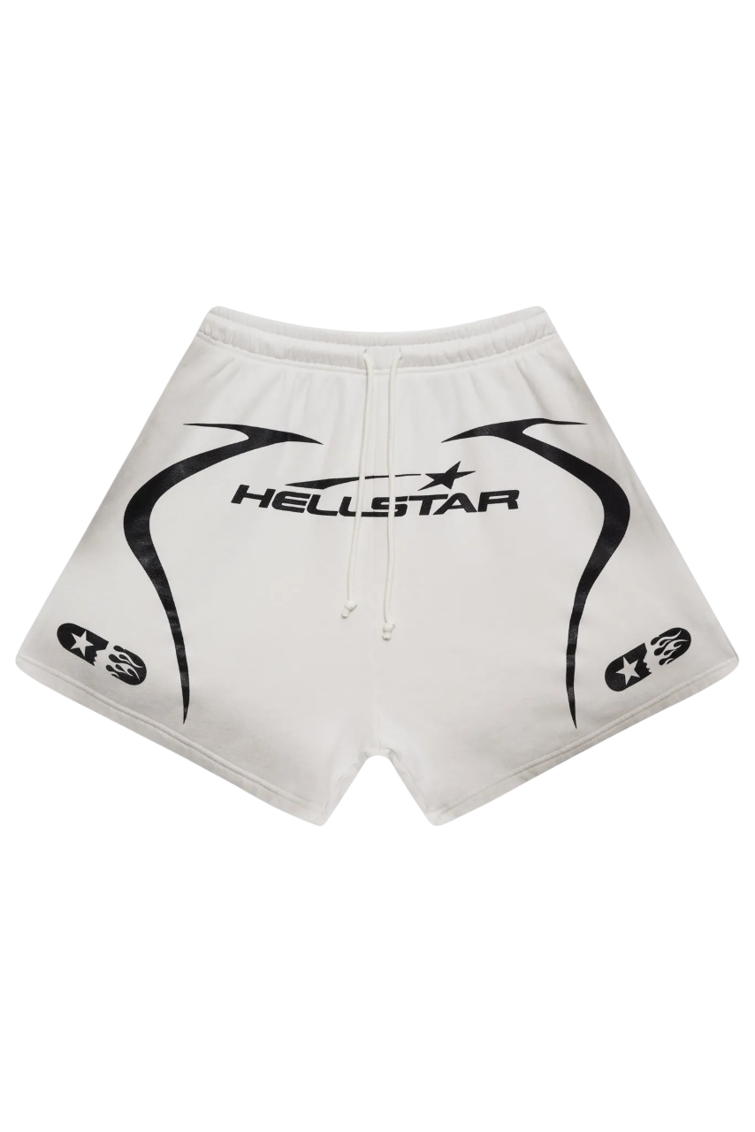 Hellstar Warm Up Shorts Branco