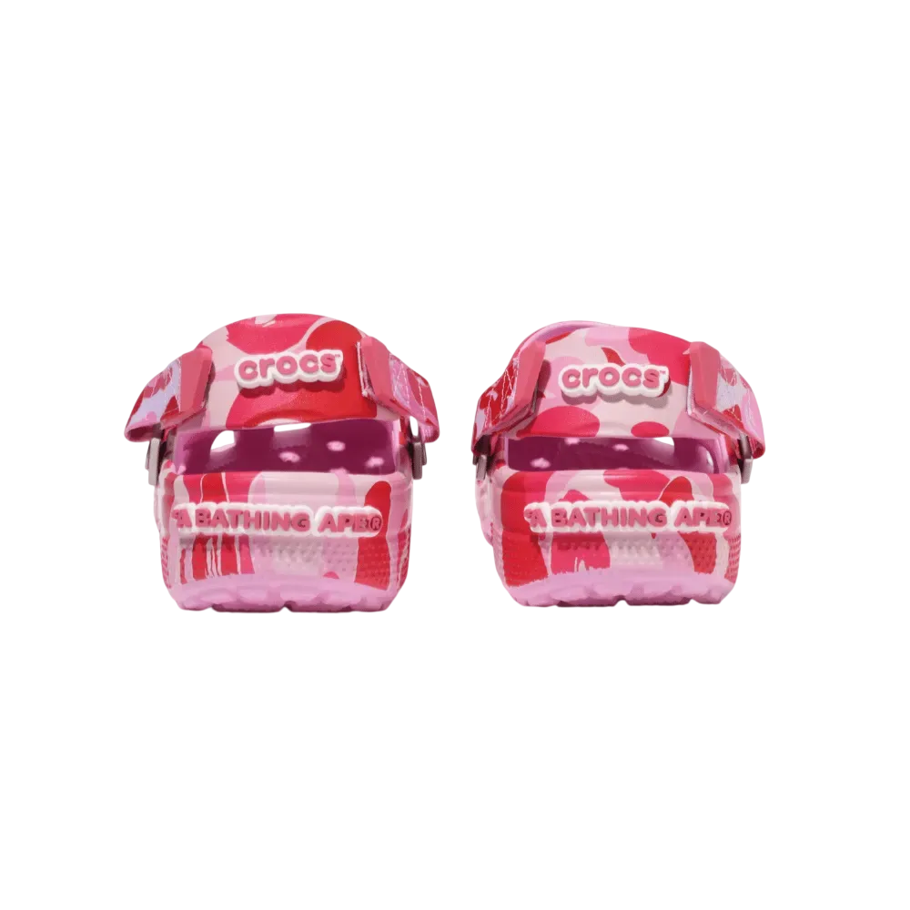 Crocs x Bape Classic Clog Camo Pink