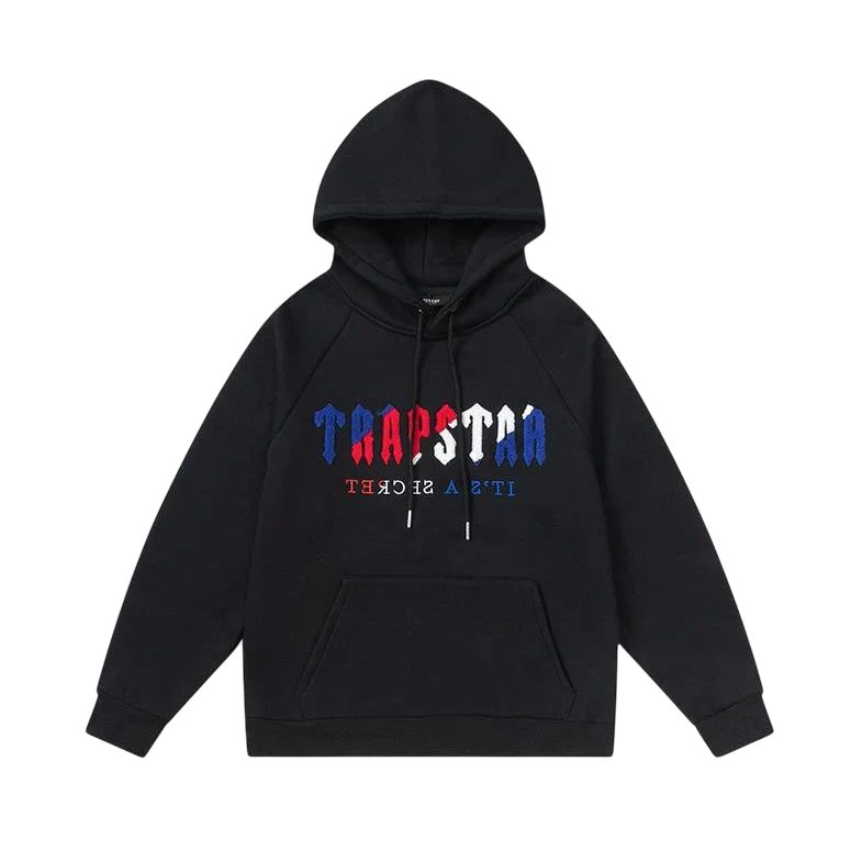 Moletom Trapstar Chenille Decoded Hoodie Preto
