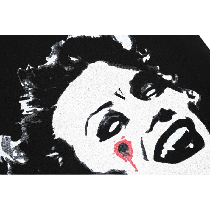 Camiseta Vlone x Marilyn Monroe Vampire Preta