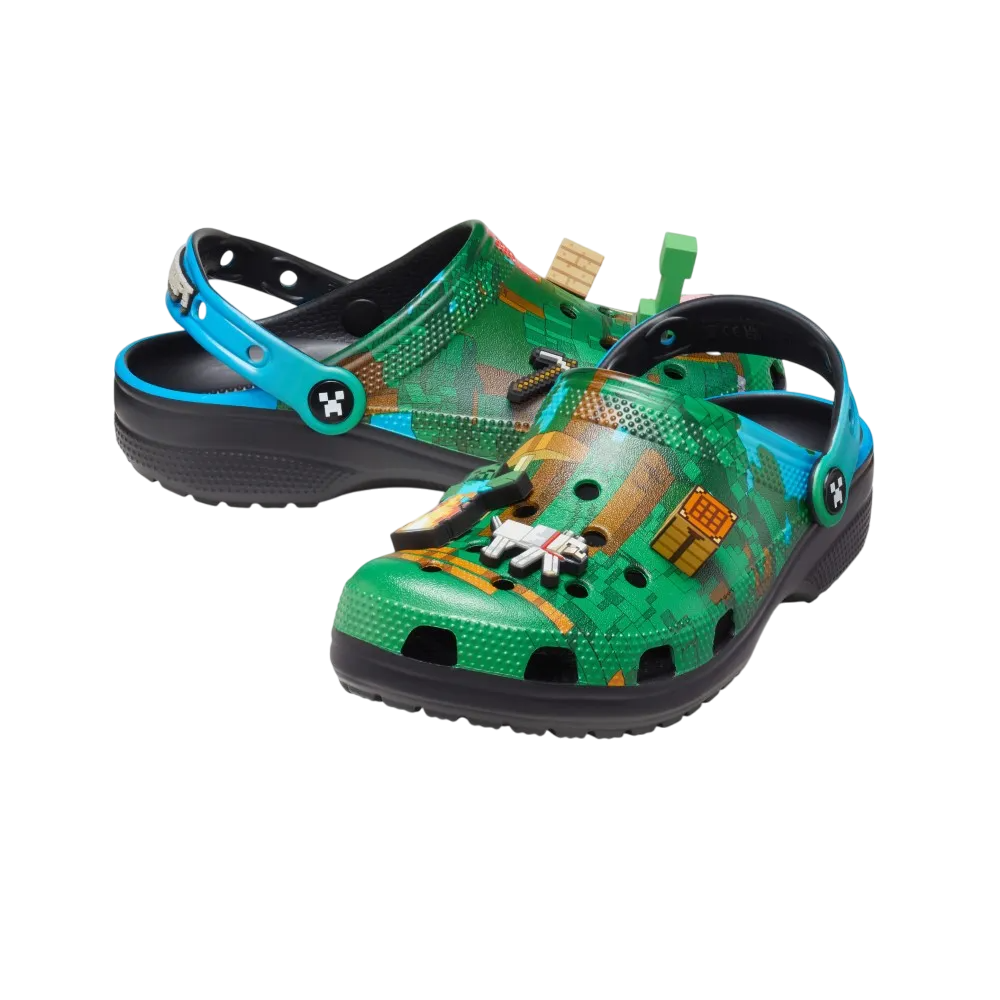 Sandália Crocs x Minecraft Classic Clog Infantil
