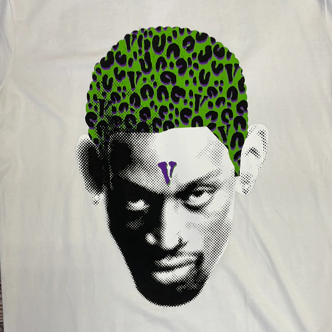 Camiseta Vlone x Rodman Cheetah Branca