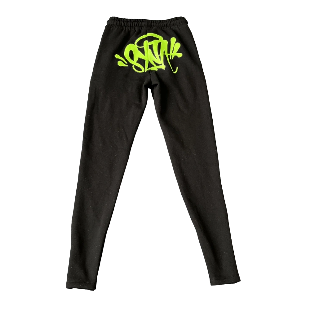 Conjunto Moletom Syna World Preto/Verde