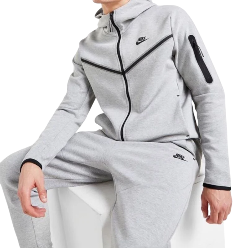 Jaqueta Nike Tech Fleece Cinza