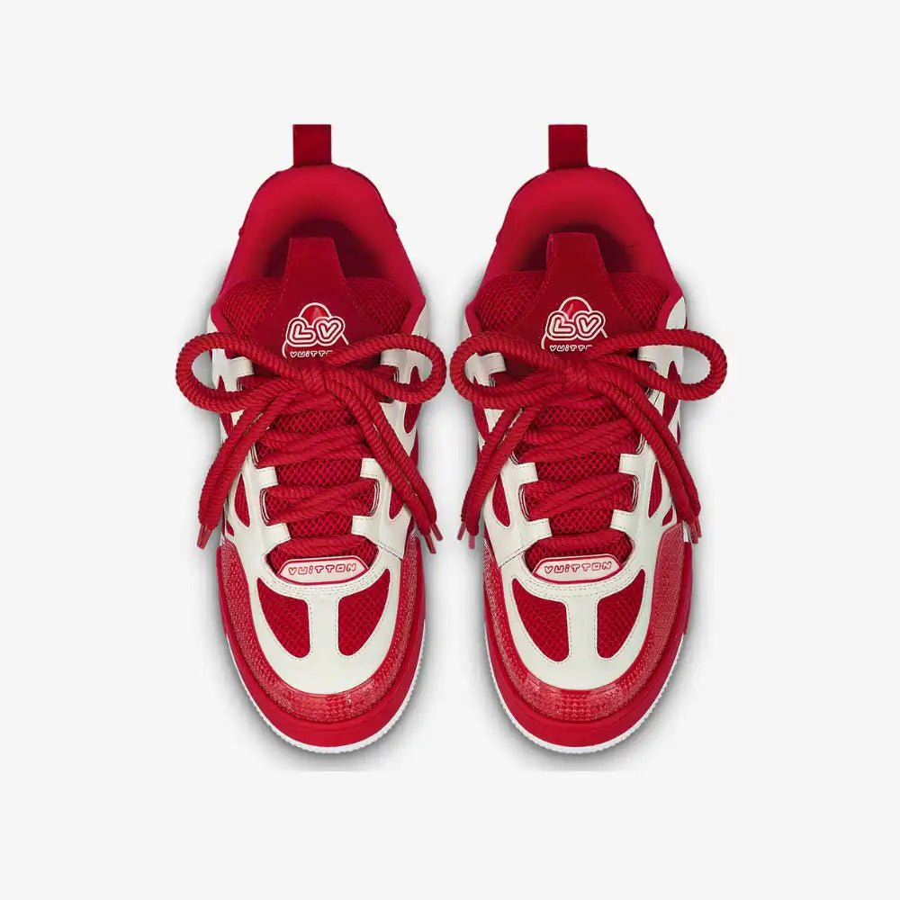 Tênis Louis Vuitton LV Skate Vermelho