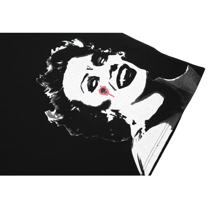 Camiseta Vlone x Marilyn Monroe Vampire Preta