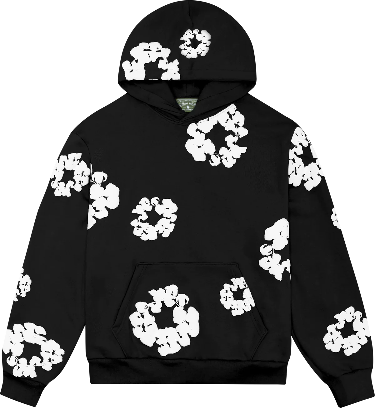 Moletom The Cotton Wreath Denim Tears Preto