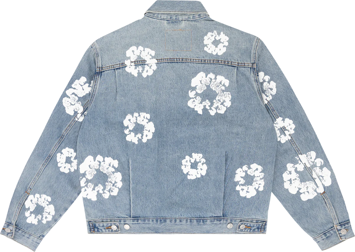 Jaqueta Jeans Light Wash Denim Tears x Levi's Azul