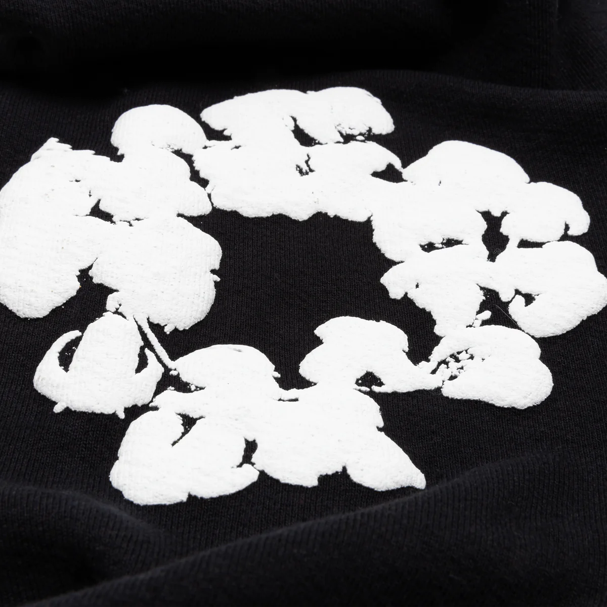 Calça Moletom The Cotton Wreath Denim Tears Preta