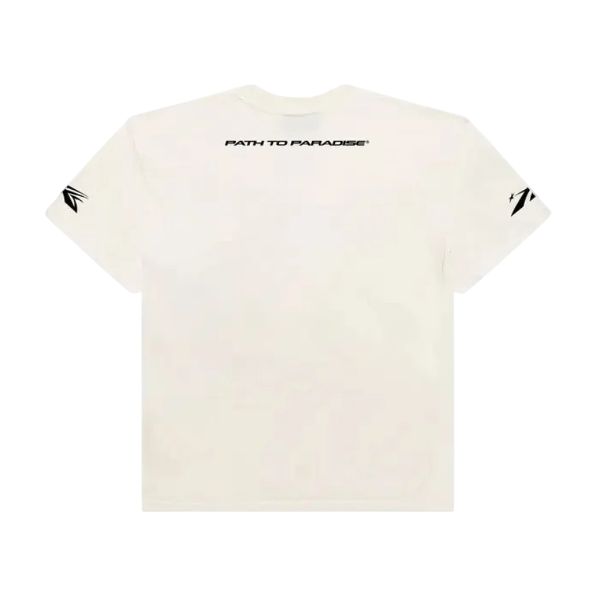 Camiseta Hellstar Thorn Glitter Branca