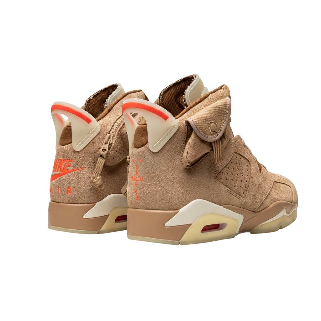 Tênis Nike x Travis Scott Air Jordan 6 'British Khaki'