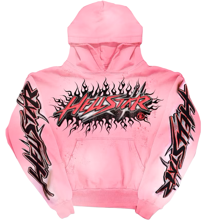 Moletom Hellstar Brainwashed Hoodie Without Brain Pink