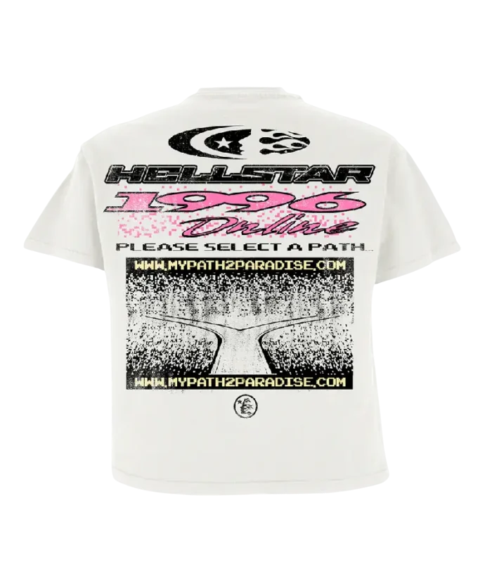 Camiseta Hellstar Pixel Branca