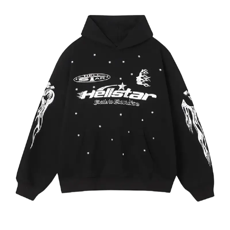 Moletom Hellstar Brainwashed Hoodie Without Brain Black