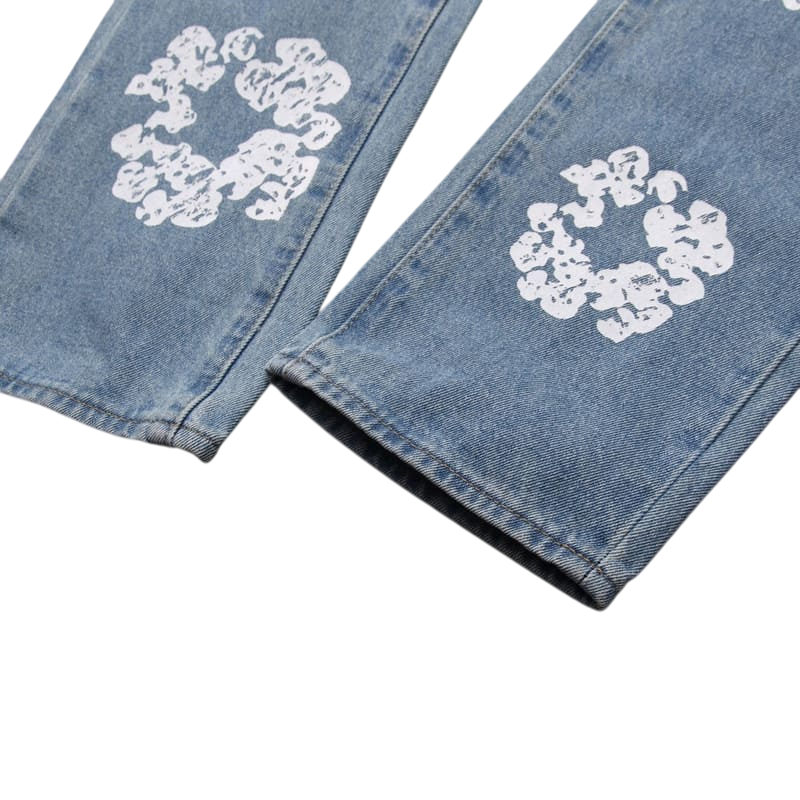 Calça Jeans Light Wash Denim Tears x Levi's Azul