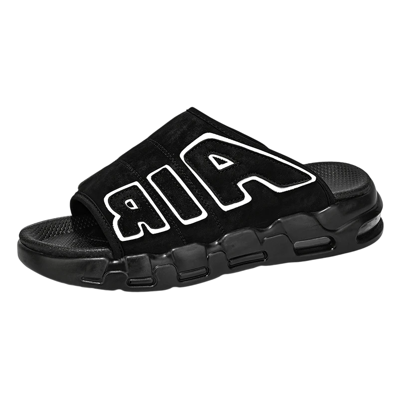 Chinelo Nike Air More UpTempo Slide Preto