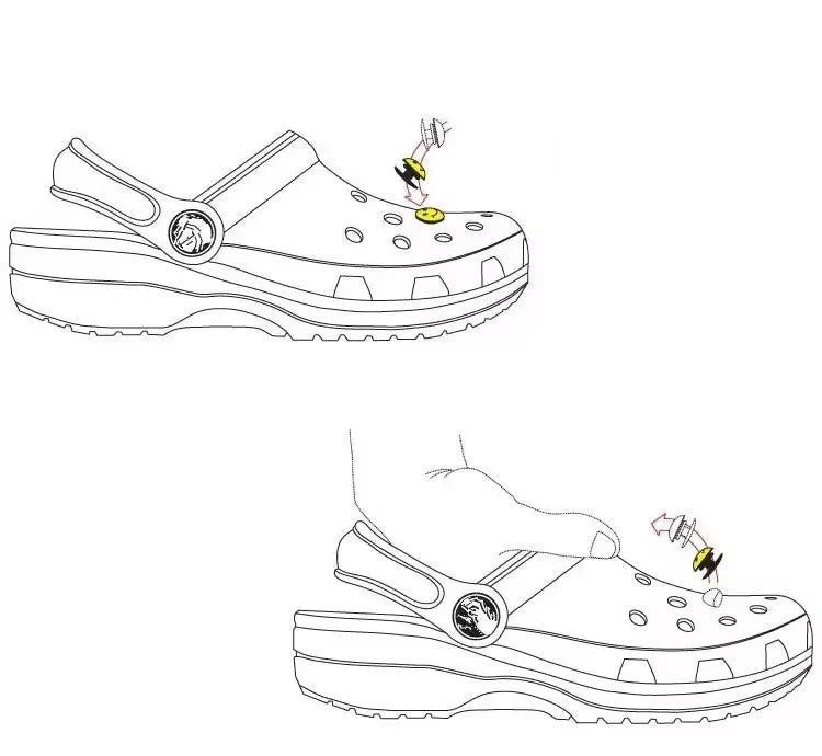 Faróis Led Crocs x Relâmpago McQueen Dinoco