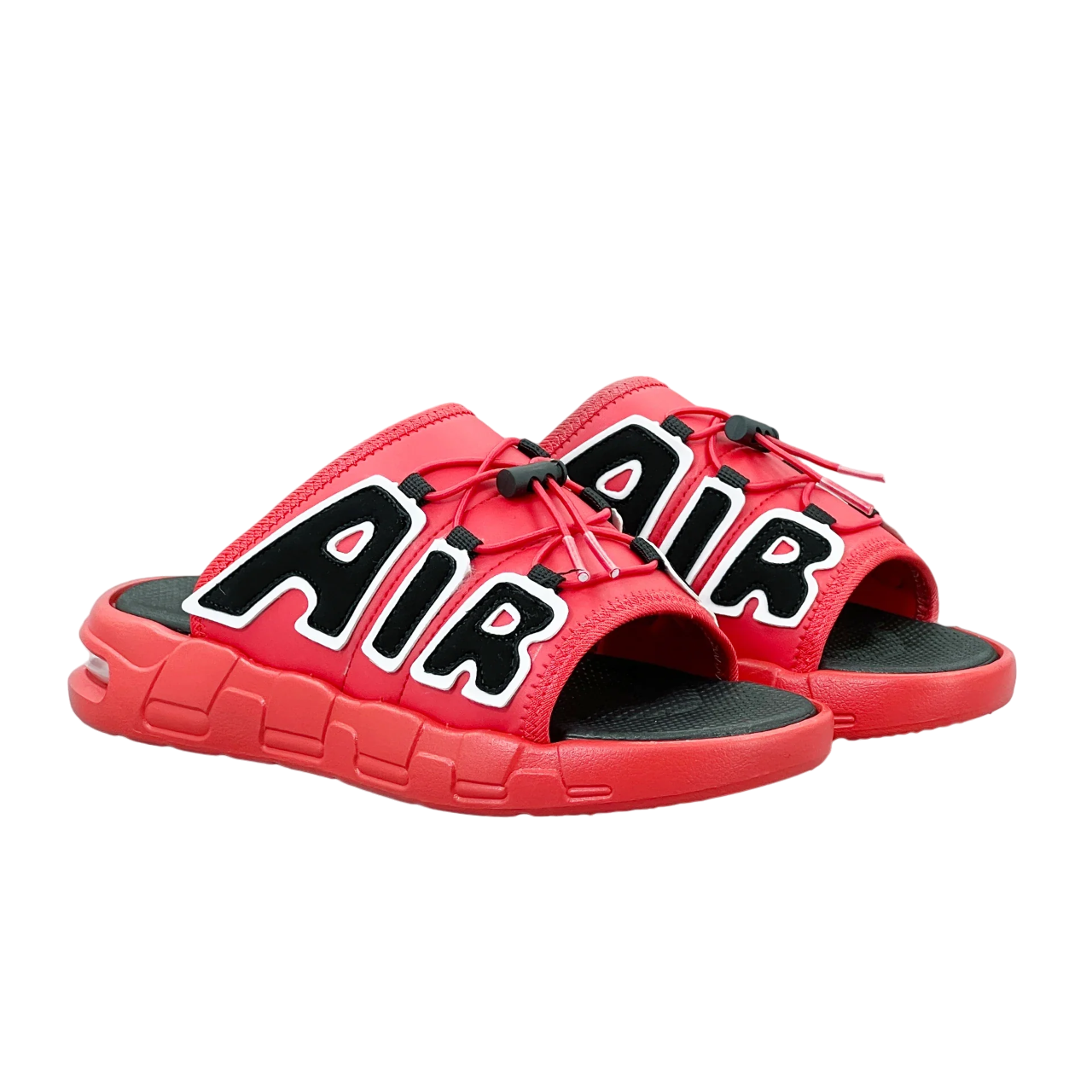 Chinelo Nike Air UpTempo Slide Cadarço Vermelho