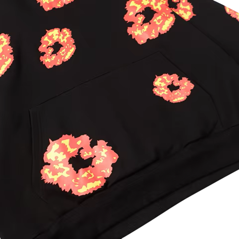 Moletom The Cotton Wreath Denim Tears x Offset Preto