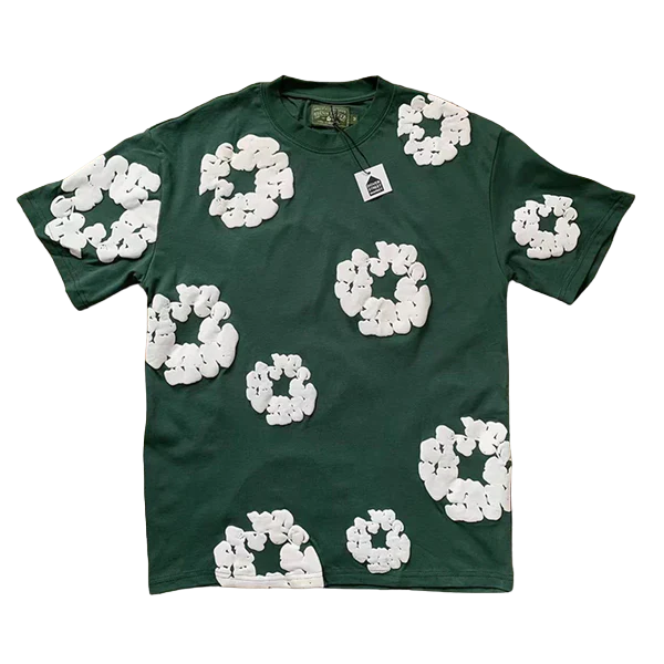 Camiseta Cotton Denim Tears Verde