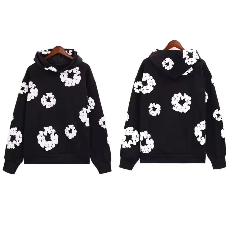 Moletom The Cotton Wreath Denim Tears Preto