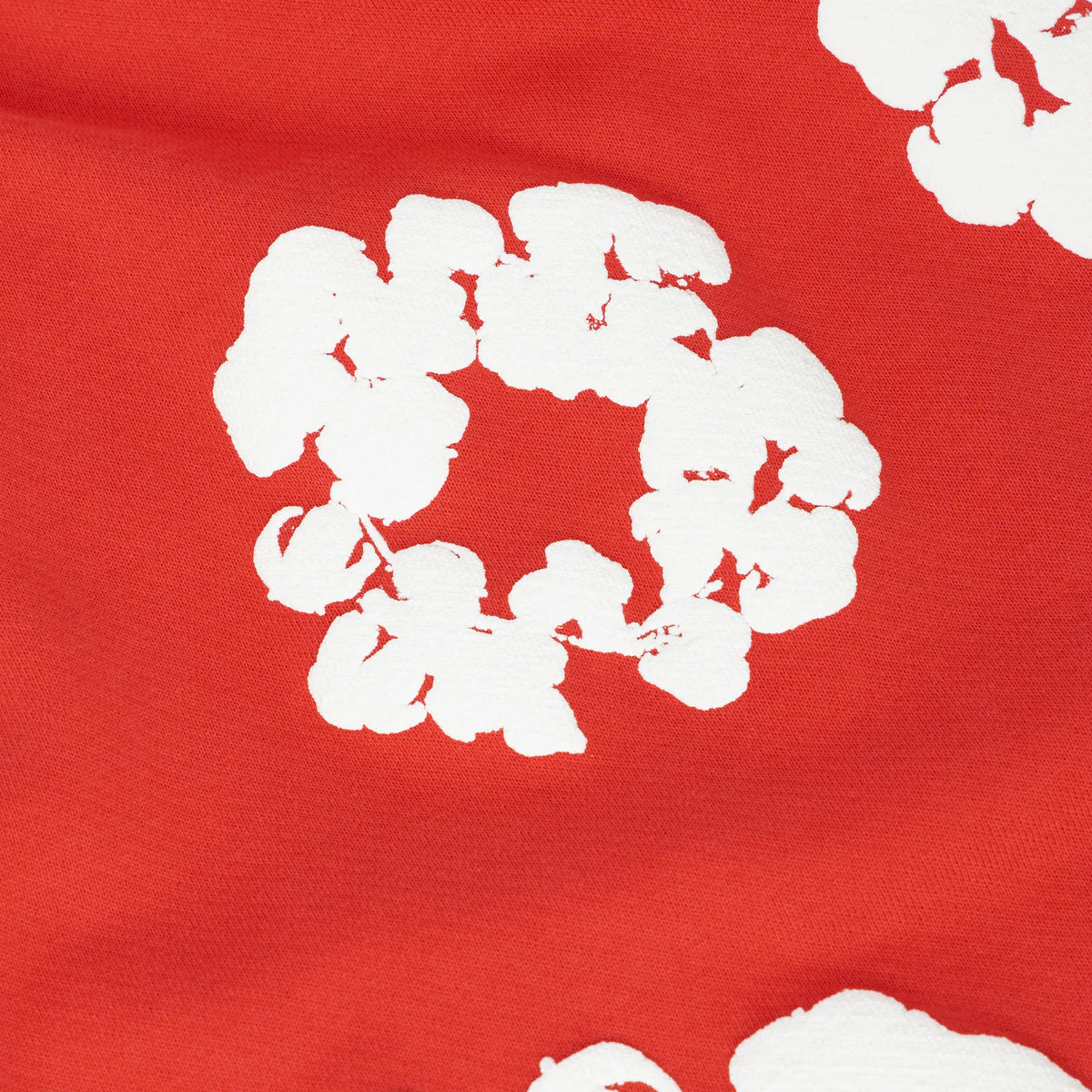 Calça Moletom The Cotton Wreath Denim Tears Vermelha