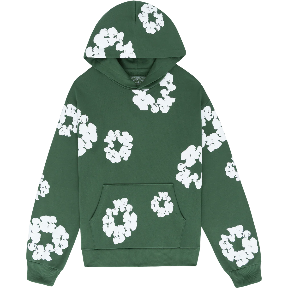 Moletom The Cotton Wreath Denim Tears Verde