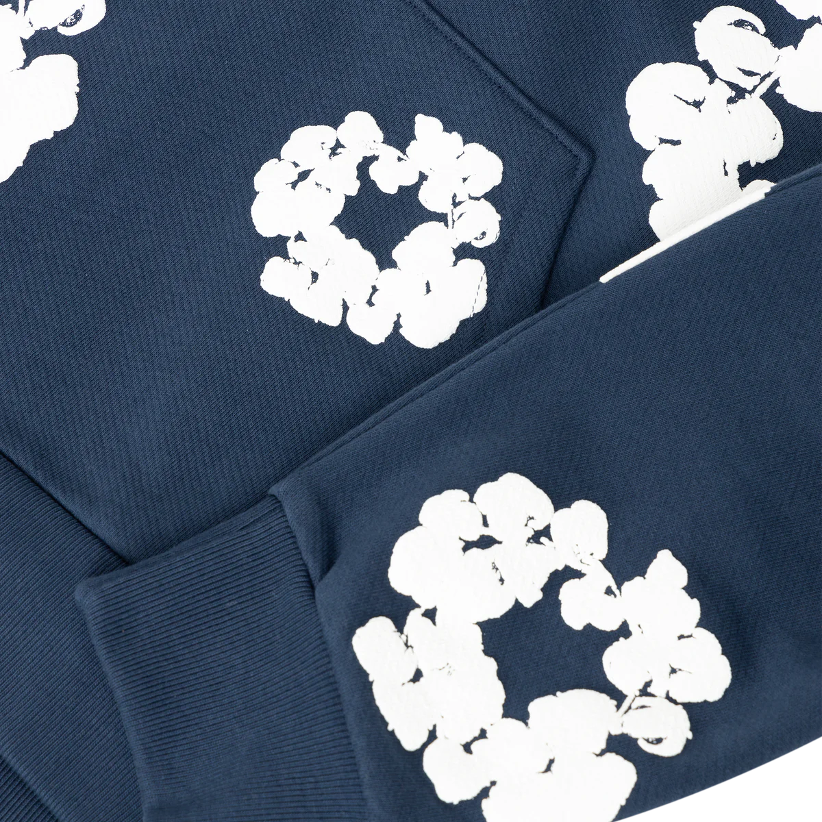 Moletom The Cotton Wreath Denim Tears Azul