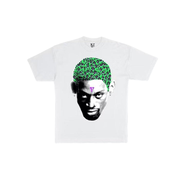Camiseta Vlone x Rodman Cheetah Branca