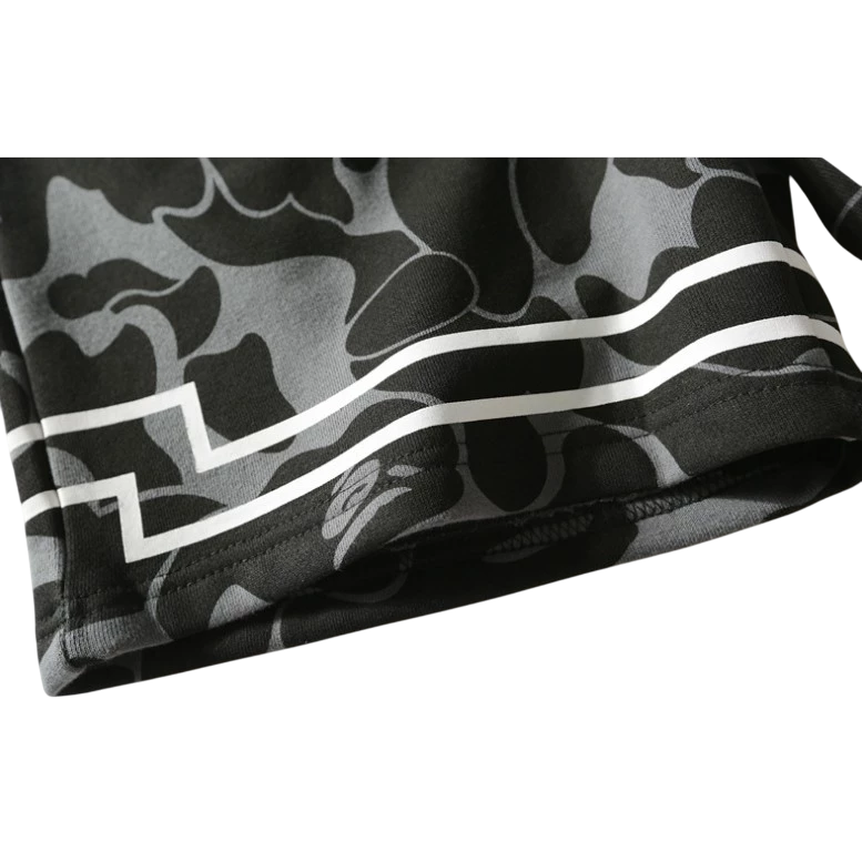 Bermuda Bape Bapesta Camuflada Cinza