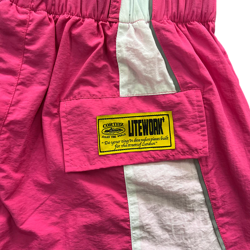 Bermuda Corteiz Beach Cargo Rosa
