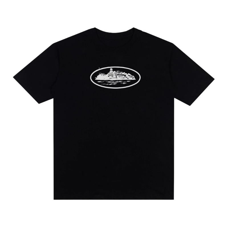Camiseta Corteiz Alcatraz Logo Cotton