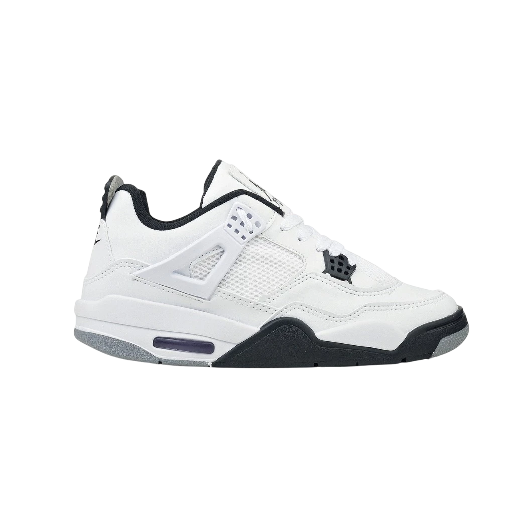 Tênis Air jordan 4 "Military Black" Branco / Preto