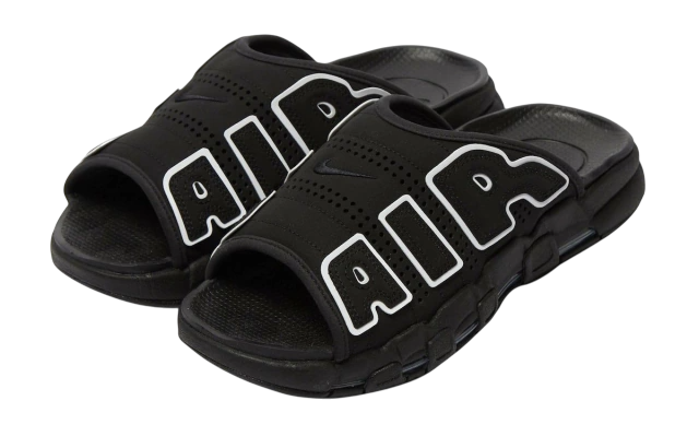 Chinelo Nike Air More UpTempo Slide Preto