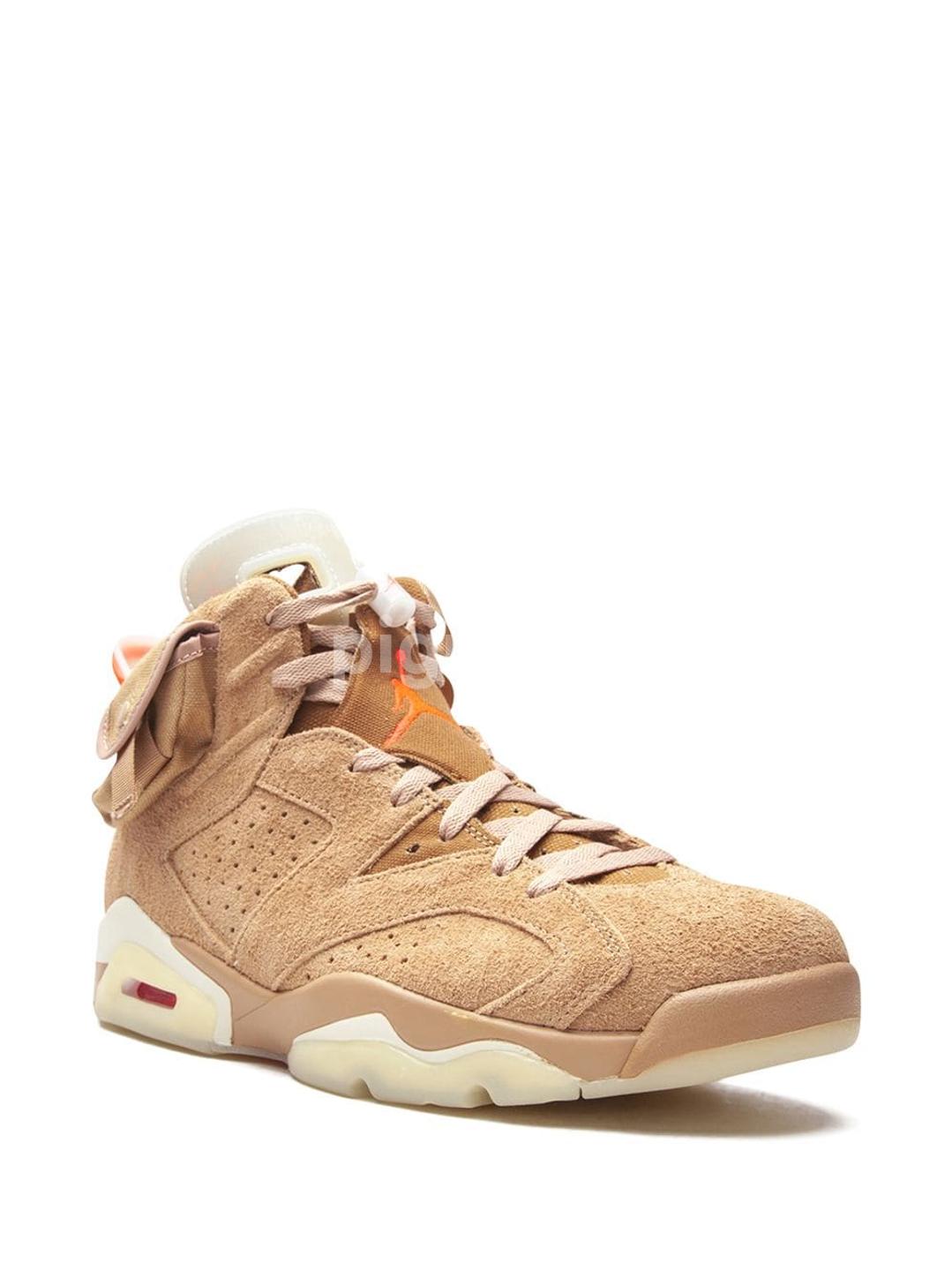 Tênis Nike x Travis Scott Air Jordan 6 'British Khaki'