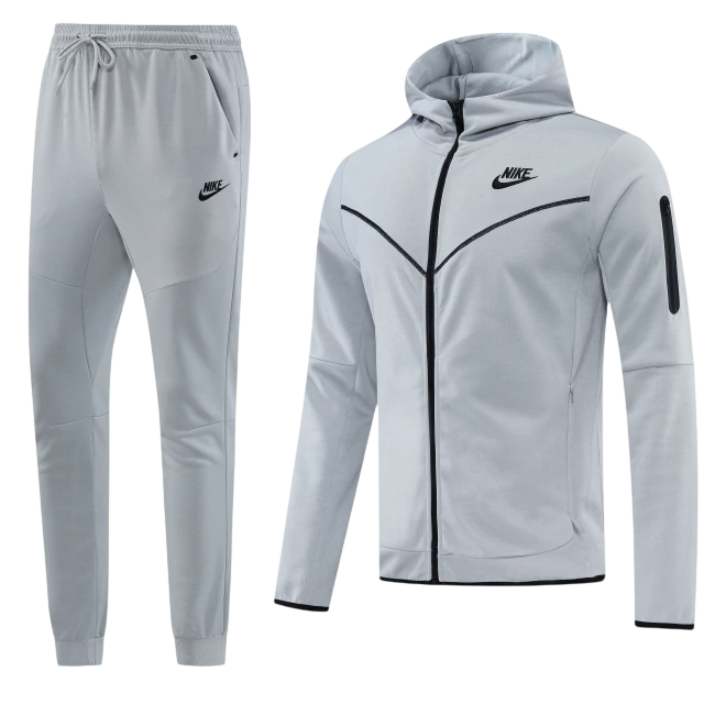 Conjunto Nike Tech Fleece Cinza