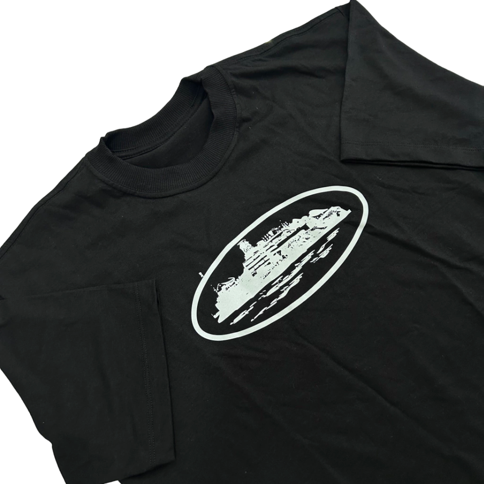 Camiseta Corteiz Alcatraz Logo Cotton