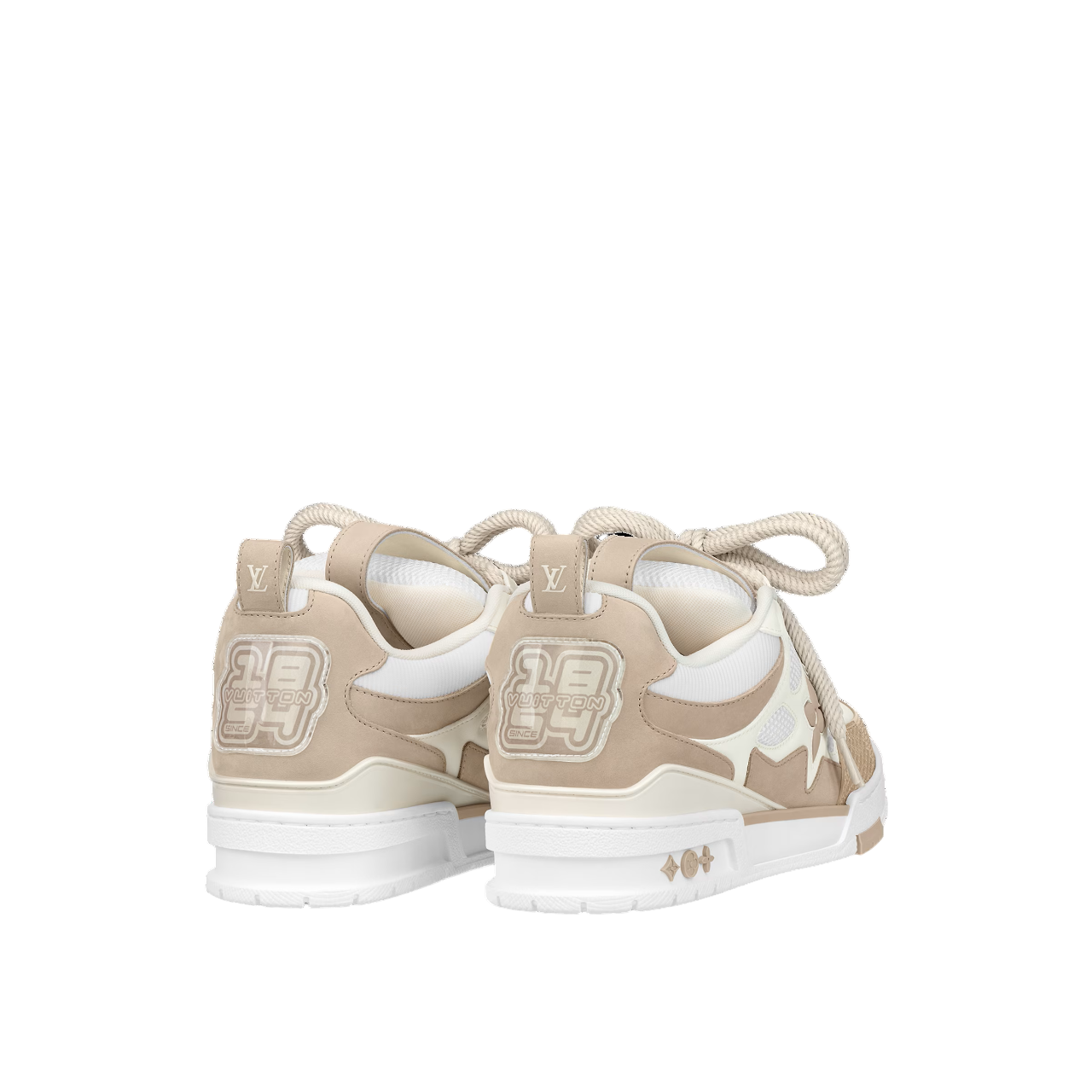 Tênis Louis Vuitton LV Skate Bege
