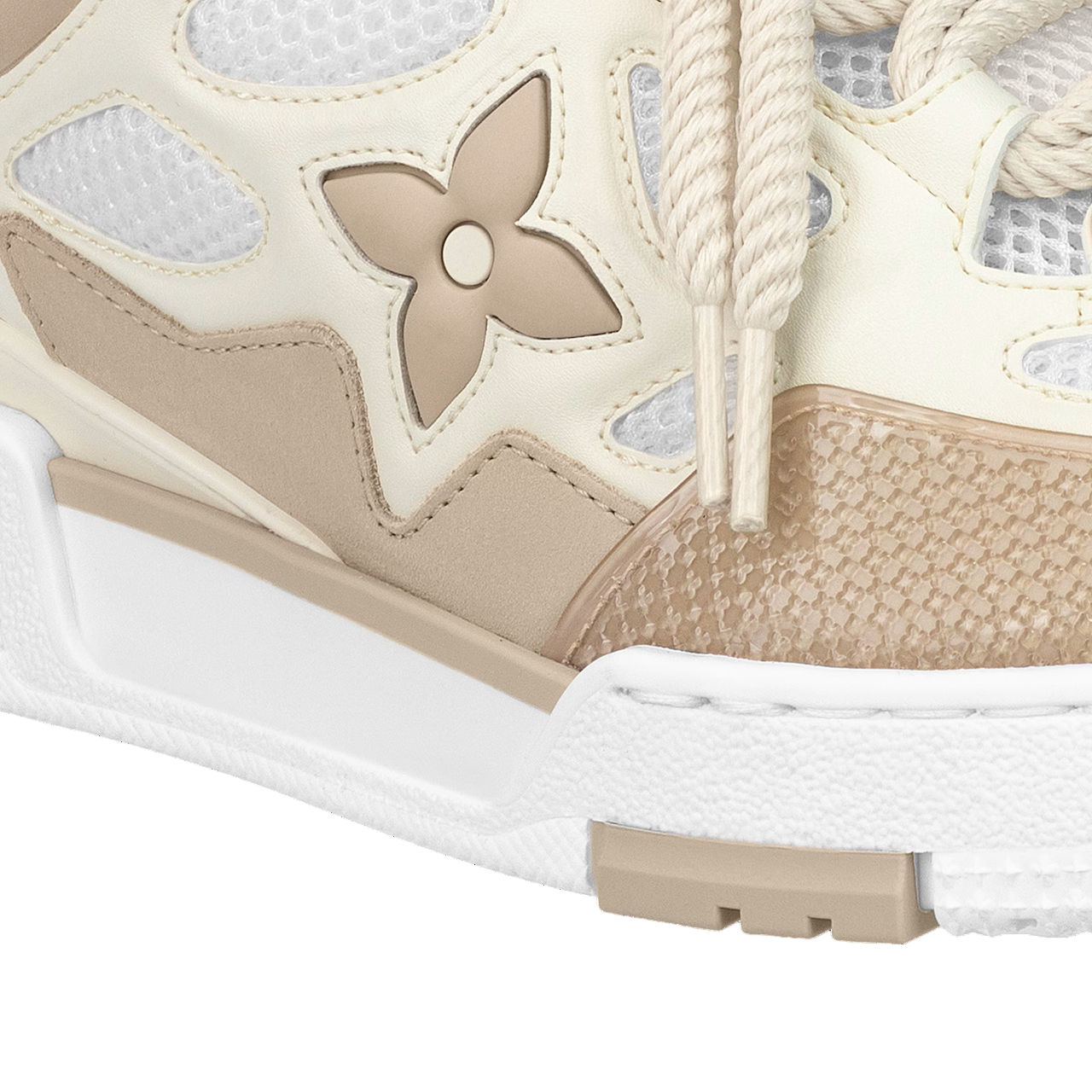 Tênis Louis Vuitton LV Skate Bege