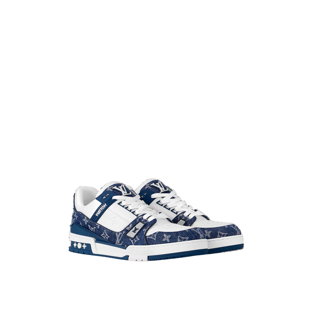 Tênis Louis Vuitton Trainer Azul