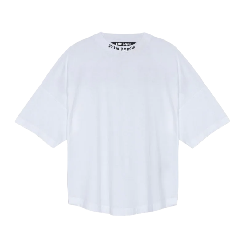 Camiseta Palm Angels Double Logo Branca