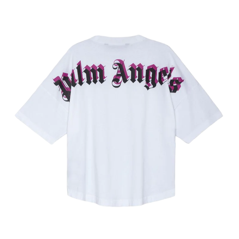 Camiseta Palm Angels Double Logo Branca
