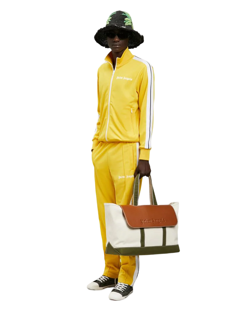 Conjunto Palm Angels Logo Tracksuit Amarelo