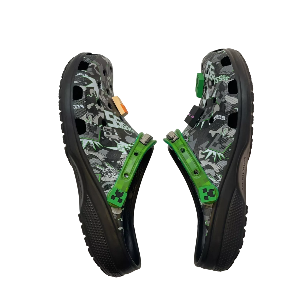 Sandália Crocs x Minecraft Classic Clog Preto