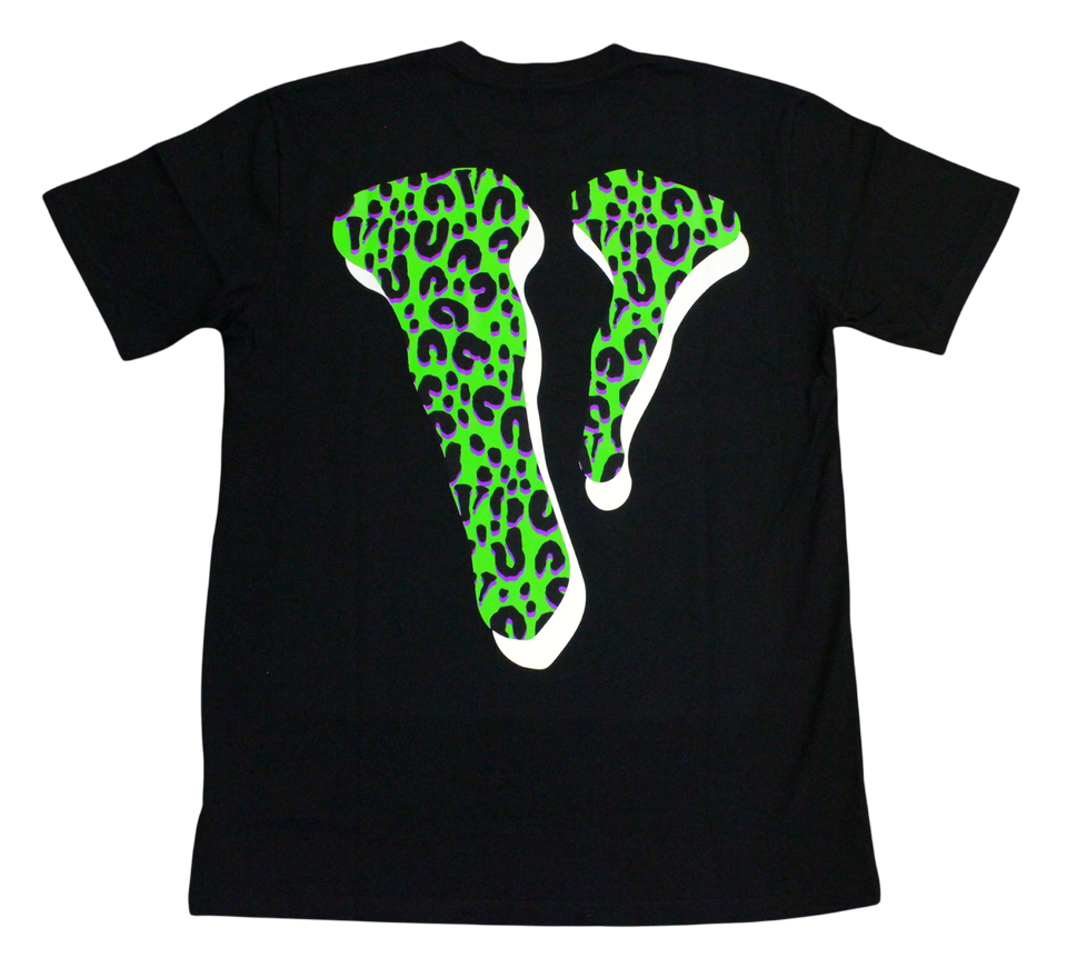 Camiseta Vlone x Rodman Cheetah Preta