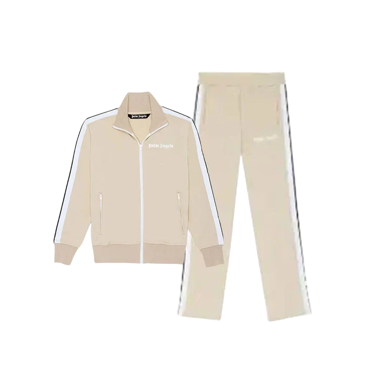 Conjunto Palm Angels Logo Tracksuit Cáqui