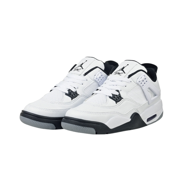 Tênis Air jordan 4 "Military Black" Branco / Preto